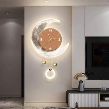 Moon Wall Clock