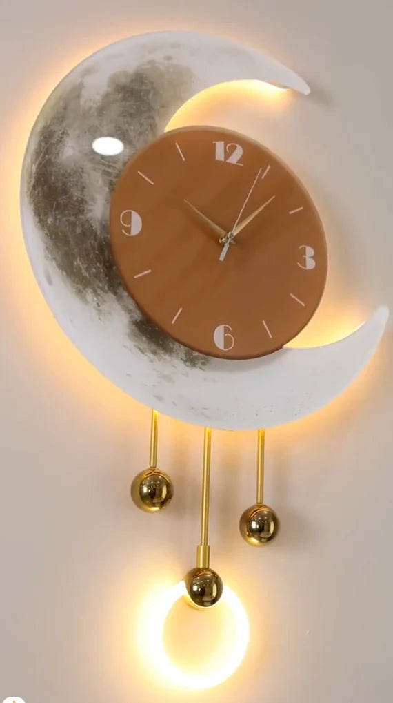Moon Wall Clock