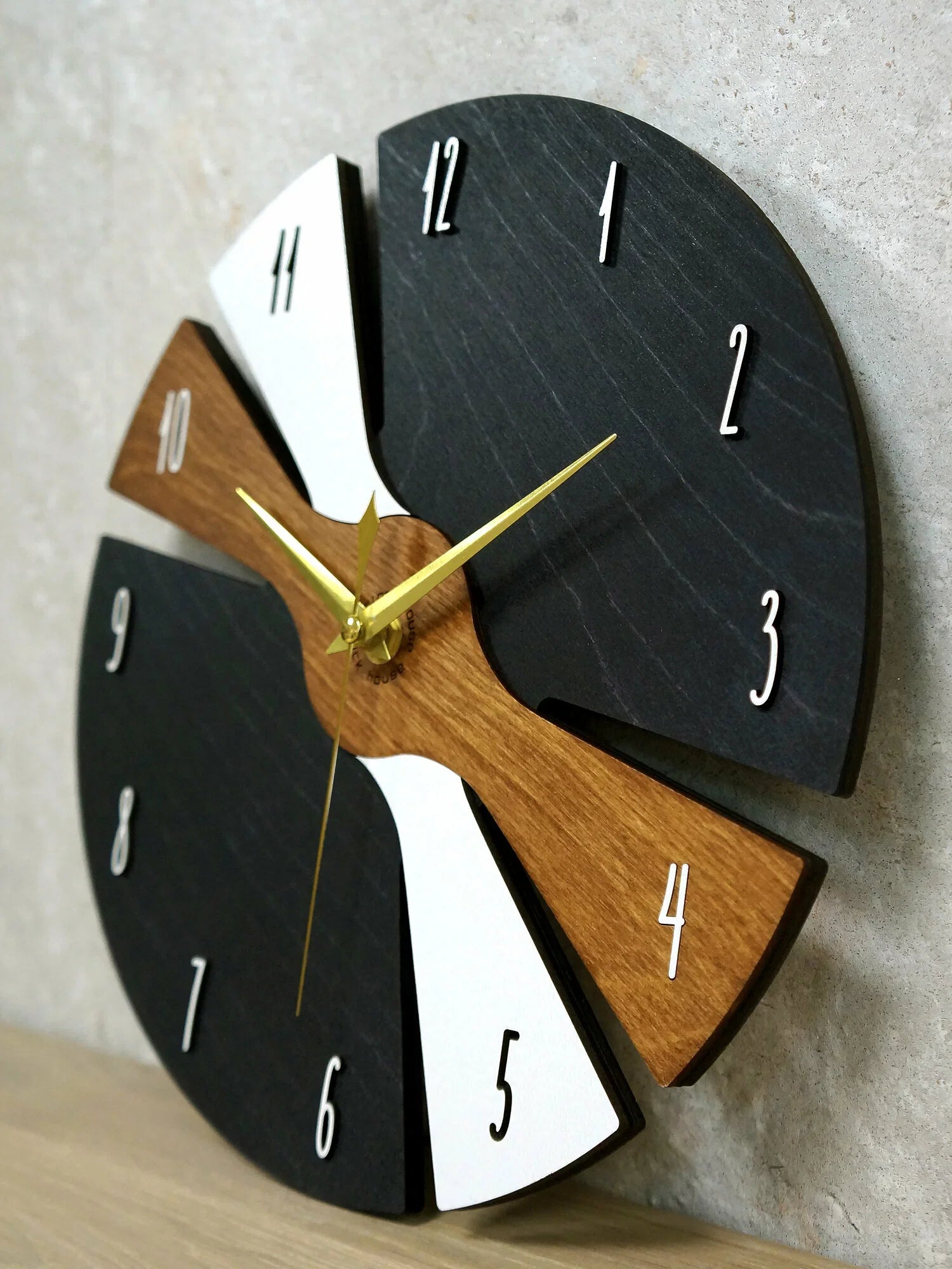 Wooden Interior Wall Clock