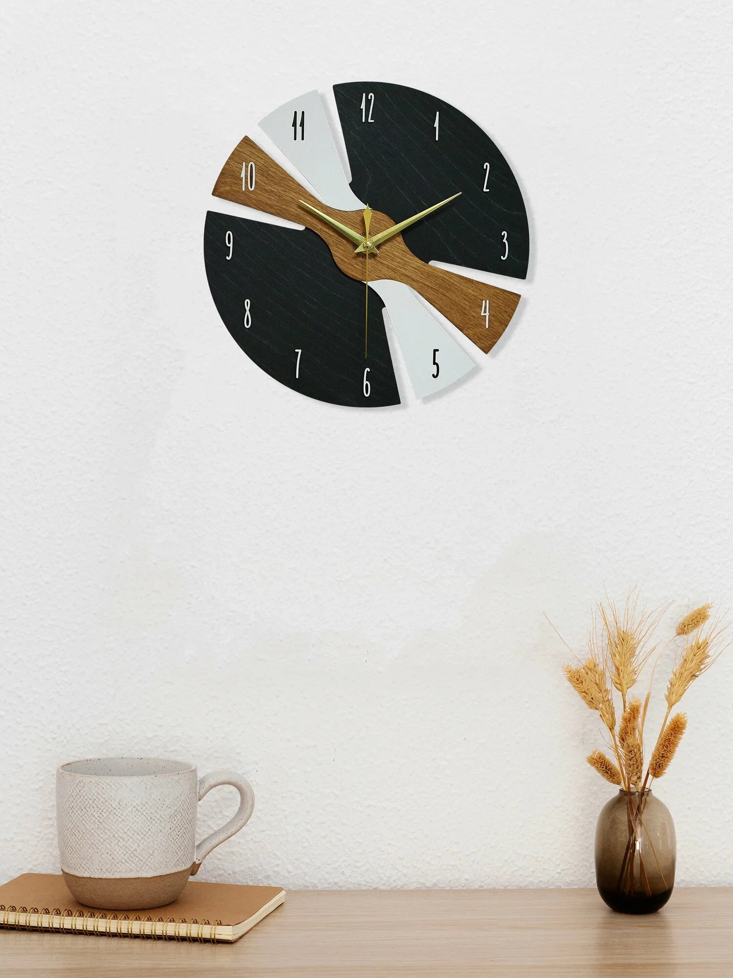 Wooden Interior Wall Clock