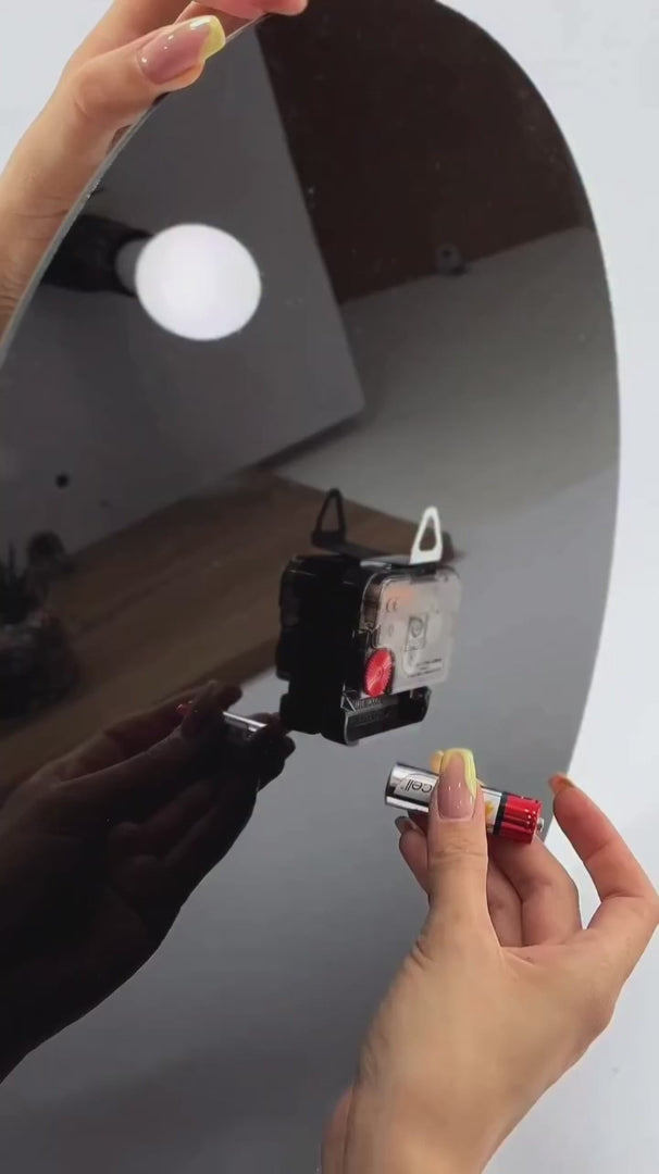 Black Aura Clock | Premium Acrylic Material |